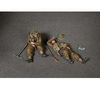 XINGCHANG 1/35 Figurines en Résine Kits De Modèles Scène De Guerre 2 Figurines Non Assemblées Non Peintes 036