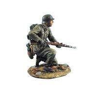 XINGCHANG 1/35 Figurines en résine maquettes de la Seconde Guerre Mondiale d'infanterie Allemande Heer à Genoux avec Fusil Non assambré Non Peint