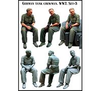 XINGCHANG 1/35 Figurines en résine modèle Kit-C217 WW2 Allemand. Tank CREWMAN Non assemblé Non Peint