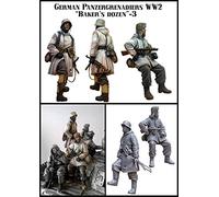 XINGCHANG 1/35 Figurines en résine modèle Kit-C221 WW2 Allemand. PANZERCRENADIERS Non assemblé Non Peint