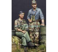 XINGCHANG 1/35 Figurines en résine modèles Kits WW2 Soldat blindé Allemand Ensemble d'été Non assemblé Non Peint
