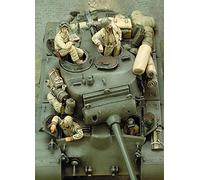 XINGCHANG 1/35 Kits De Modèles De Figurines en Résine Scène De Guerre 3 Figurines Non Assemblées Non Peintes 037