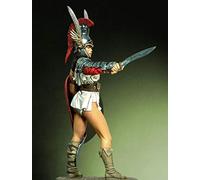 XINGCHANG Assemblée Non Peinte Échelle 1/32 54Mm Femme Romaine Gladiateur 54Mm Figure Modèle en Résine Historique