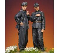 XINGCHANG Kits de Figurines en résine 1/35 WW2 officiers allemands Non assemblés Non Peints