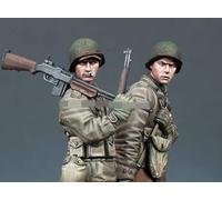 XINGCHANG Kits de Figurines en résine 1/35 WW2 Soldats américains Non assemblés Non Peints