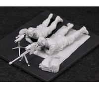 XINGCHANG Kits de modèles de Figurines en résine 1/35 US Sniper Team Non assemblé Non Peint