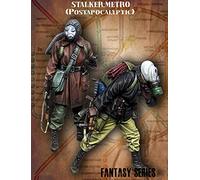 XINGCHANG L'Équipage De Stalker Fantastique 1/35 Comprend 2 Modèles en Résine Miniature Gk Non Assemblés Non Peints