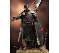 XINGCHANG Modèles Réduits 1/32 Médiéval Templar Knight 54 Mm Modèle en Résine