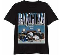 XINGCHEN BAG Men's BTS 'Be' Vintage T-Shirt Black XL