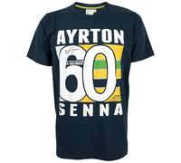 XINGCHEN BAG Suggestion Ayrton Senna T Shirt Brésil 60 Black L