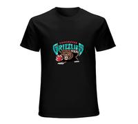 XINGCHEN BAG Vancouver Grizzlies Logo T-Shirt Feel Soft for Men Black M