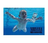 XingChen Magnifique image 50 x 70 cm sans cadre Nirvana Nevermind classique Alt Cobain Silk Poster décoratif peinture murale