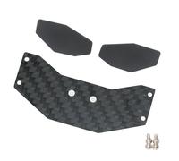 XinGeeek Aile arrière RC en fibre de carbone en aluminium pour Losi 1/24 Micro-B 2WD Buggy RC Car Tail Wing Parts
