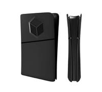 XinGe oque de protection pour PS5 Slim Digital Edition avec aérations de refroidissement, coque rigide antichoc anti-rayures, anti-poussière, coque de protection en ABS (noir)