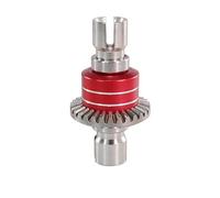 XinGeeek Ensemble différentiel en métal mis à niveau pour MJX Hyper Go 1/16 16207 16208 16209 16210 H16 H16PL M162 H16V3 H16BM 1/14 14301 14302 14303 Voiture RC (Rouge)