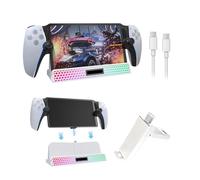 XinGeeek Support de charge pour PlayStation 5 Portal - Station de charge portable avec câble de type C pour lecteur à distance PS5 Portal (blanc)