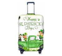 XingFox Housse de Valise « Joyeuse Saint-Patrick », Protection Lavable de qualité supérieure avec Fermeture éclair et Boucle sécurisées, Convient aux valises de 45 à 80 cm (très Grande Taille).