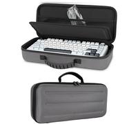 XINGFUDAO Étui de clavier 75 % en EVA rigide pour clavier mécanique sans fil Aula F75, compatible avec ASUS ROG Azoth 75 % sans fil à monter soi-même
