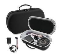 XINGFUDAO Étui de transport compatible avec sèche-cheveux Dyson Supersonic R, sac de voyage rigide compatible avec accessoires Dyson Supersonic R, noir