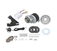 Xingfx Kit de conversion de vélo électrique, moteur à roue libre avec accélérateur Twist/pouce, avec plaque de montage, chaîne et contrôleur, pour vélos avec ouverture de moyeu < 36 mm (36 V)
