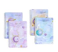 Xinggui Cahier à spirales A5 Motif galaxie 60 feuilles 140 x 207 mm