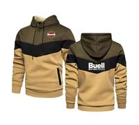 XINGHA Sweatshirts Homme Bu-ell, Vêtement Sweatshirt Hoody, Printemps et Automne, man(Khaki,3XL)