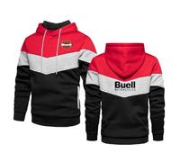 XINGHA Sweatshirts Homme Bu-ell, Vêtement Sweatshirt Hoody, Printemps et Automne, man(Red,XXL)