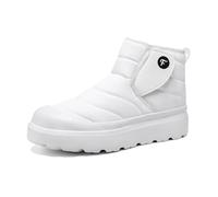 Xinghuanhua Chaussures de neige chaudes en hiver : élégantes et confortables pour les activités de plein air (Blanc)
