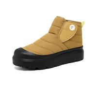 Xinghuanhua Chaussures de neige chaudes en hiver : élégantes et confortables pour les activités de plein air (Jaune)