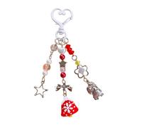 XINGLIDA Accessoire polyvalent pour téléphone portable Cordon Accessoire esthétique Chaîne nœud papillon Charm pour sac tendance et sac à main Décoration acrylique, taille unique