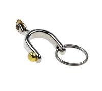 XINGLIDA Alliage Sporn Porte-clés Accessoires d'équitation Unisexe Porte-monnaie Pendentif de sac à la mode Porte-clés en métal pour sacs et cadeaux Unisexe Porte-monnaie Pendentif, Argent (Silver