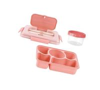 XINGLIDA Boîte à repas multifonctionnelle avec compartiment de rangement pour soupe et outil de restauration - Déjeuner adapté au micro-ondes pour les étudiants - Boîte à déjeuner résistante à la