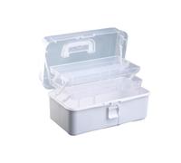 XINGLIDA Boîte de rangement multifonction à 3 couches - Boîte de rangement pratique en plastique - Boîte de rangement pour médicaments - Pour l'école et le bureau