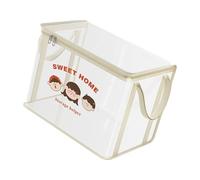 XINGLIDA Boîte de rangement portable avec matériaux imperméables épais pour la maison, la chambre des enfants et les petits espaces Boîte de rangement en PVC épais