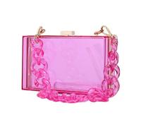 XINGLIDA Boîte transparente élégante pour les occasions formelles. Sac de soirée tendance et durable, parfait pour les fêtes et les mariages, lilas, Sehen Sie sich dieses Video Jahr