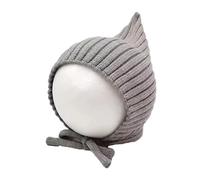 XINGLIDA Bonnet en dentelle pour bébé - Bonnet d'elfe - Hiver - Cache-oreilles chauds - Tricoté pour les tout-petits - Garçons - Filles - Noël - Vacances - Fête - Tenue nouveau-né - Photo de Noël