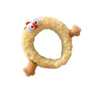 XINGLIDA Bonnet en laine, bandeau à motif de poule, confortable, durable, serre-tête, léger, accessoire de mode, jaune, XS-XL