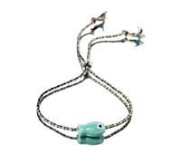 XINGLIDA Bracelet à breloques Poisson Céramique Vivant Inspire Poignet Rinçage Bijoux pour Femmes Design Portable Robuste Tirer Bracelet à Corde