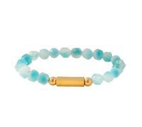 XINGLIDA Bracelet de perles de bijoux fait à la main Bracelet élastique Pierre artistique Pour le confort et le style Convient à toutes les occasions Perle