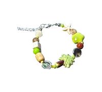 XINGLIDA Bracelet de perles multicolores facilement réglable Chaîne à main Bijoux tendance Cadeau doux pour la peau Bracelet de poignet Accessoires Perles colorées Bracelet d'amitié