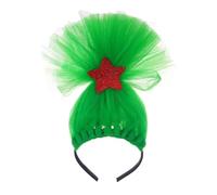 XINGLIDA Elastic Girl Mesh Hairhoop Jeu de rôle Accessoires pour cheveux avec décors Fées Histoire Chapeaux pour scènes pour enfants Bandeau à cheveux pour enfants