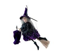 XINGLIDA Ensemble d'accessoires de costume de sorcière avec sac à balai et en 3 couleurs pour Halloween, cosplay, événements, décorations de fête à thème