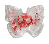 XINGLIDA Épingle à cheveux gothique en forme d'ange pour coiffe papillon squelette steampunk pour tête Pinces à cheveux Accessoires pour cheveux pour danse mascarade (2#)
