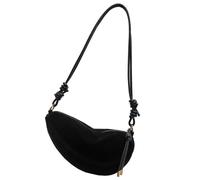 XINGLIDA Femmes Dumplings Sac Rétro Bandoulière Grande Capacité Épaule PU Cuir Messages Shopping Pour Le Quotidien Rétro Crossbody Pour Femmes Cuir PU Grande Capacité Épaule, Noir