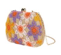 XINGLIDA Granulés de paille Sacs à main pour femmes Soirée Griffe Porte-monnaie Sac à main Paille Épaule Sac à bandoulière Été Sac de plage Cadeaux Soirée Sac à main, 01style