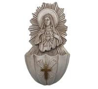 XINGLIDA Holy Water Police Key Storage Box Résine Personnage Sacré Suspensions Murales Organisateurs Importants Pour Espace Religieux Ou Collectionneurs D'Art