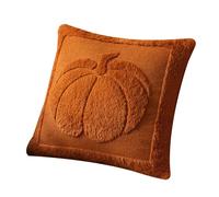 XINGLIDA Housse de coussin Halloween imitation poils de lapin Décoration de vacances pour canapé, chambre à coucher, Halloween