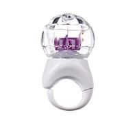 XINGLIDA Joyeux anneaux LED pratiques pour les fans lors d'événements musicaux et de réunions avec des designs portables et des designs lumineux lumineux Gadget de réunion pour les fans, comme décrit