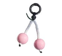 XINGLIDA Kirschen Pendentif en perles colorées faites à la main - Style unique - Pendentif coloré - Pour sacs ou porte-clés - Perles artisanales faites à la main