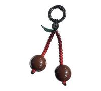 XINGLIDA Kirschen Pendentif en perles colorées faites à la main - Style unique - Pendentif coloré - Pour sacs ou porte-clés - Perles artisanales faites à la main